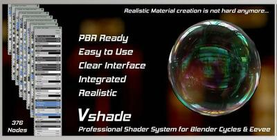 Vshade 1.8.2 - Professional Shader System For Blender Cycles And Eevee