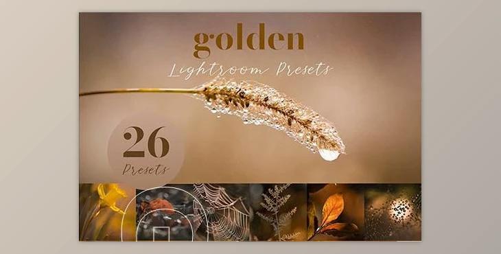 Golden Lightroom Presets CreativeMarket-5805936 (XMP)