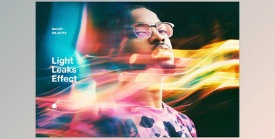 Smudged Light Leaks Photo Effect - 92550229