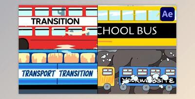 Transport Transition Titles for After Effects (Videohive 52394685) - AE Project