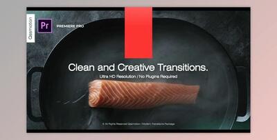 Clean and Creative Transitions For Premiere Pro (Videohive 33927686) - PR Project