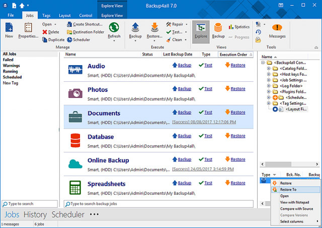 Backup4all Professional 7.1.313 Multilingual