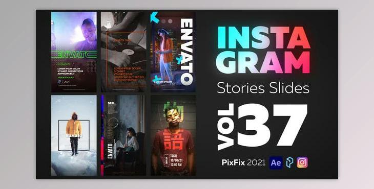 Instagram Stories Slides Vol. 37 (Videohive 33681838) - AE Project