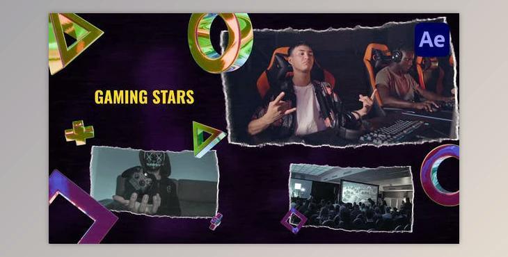 Gaming Slideshow (Videohive 52947968) - AE Project