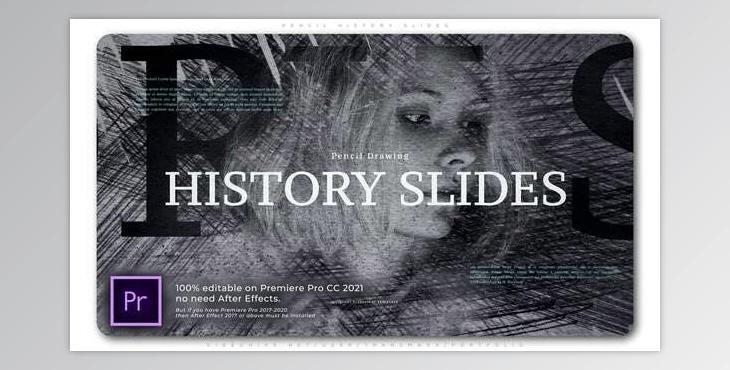 Pencil History Slides (Videohive 33869457)