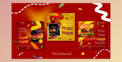 Fast Food Instagram Post (Videohive 41212942) - AE Project