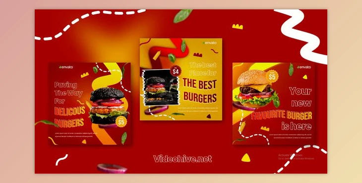 Fast Food Instagram Post (Videohive 41212942) - AE Project