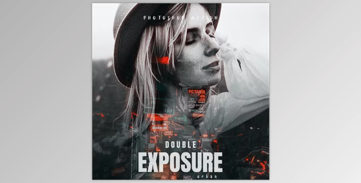 Double Exposure Urban – Photoshop Action GraphicRiver - 34601295