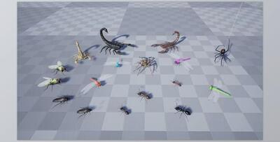 Unreal Engine - Medhue Insect Pack