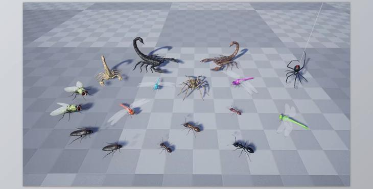 Unreal Engine - Medhue Insect Pack