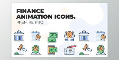 Finance – MOGRT UI Icons (Videohive 36509420)