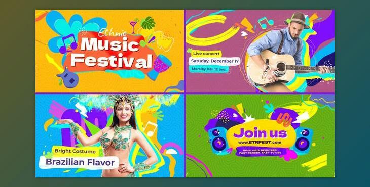 Ethnic Music Festival Event Opener (Videohive 50651176) - AE Project