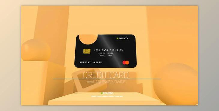 3D Credit Card (Videohive 34315688)