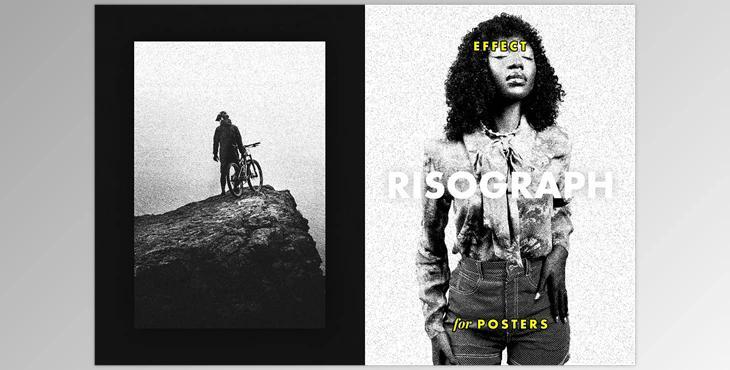 Risograph Grain Effect for Posters CreativeMarket - 6919310