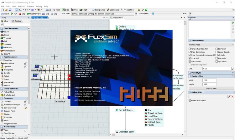 FlexSim Enterprise 2024.2.2 x64