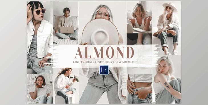 10 Almond Mobile & Lightroom Presets CreativeMarket-5956379 (XMP, LRTEMPLATE, DNG)