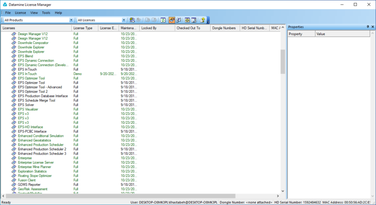 Datamine Studio EM 2.3 / 5D Planner 14 / OP 2.6 / RM 1.13 / UG 2.1 / EPS 3.0 / NPV Scheduler 4.30