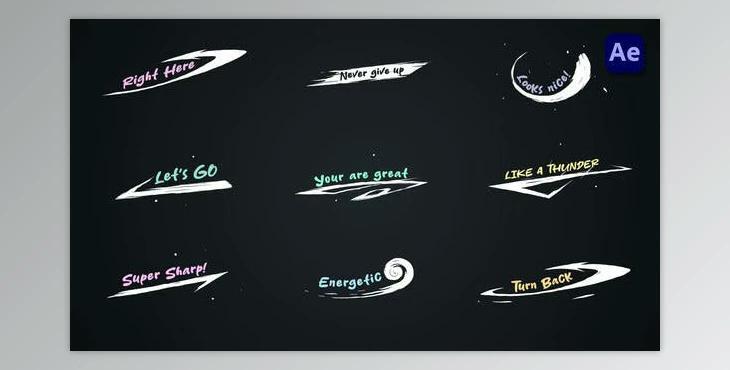 Brush Scribble titles [After Effects] (Videohive 46879942) - AE Project