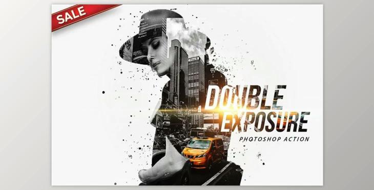 Double Exposure Photoshop Action (ATN, ABR, PDF)