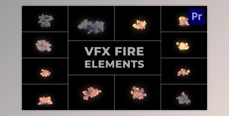 VFX Fire Elements for Premiere Pro (Videohive 52141247)