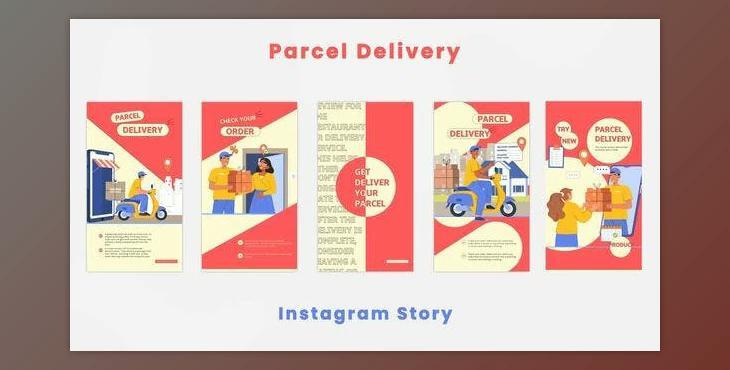 Parcel Delivery Instagram Story (Videohive 44334615) - AE Project
