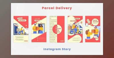 Parcel Delivery Instagram Story (Videohive 44334615) - AE Project