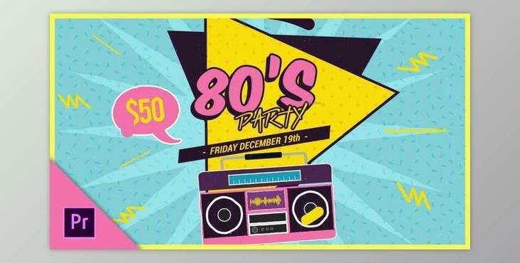 New 80s Mogrt Pack (Videohive 32236091)
