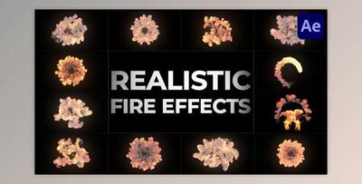 Realistic Fire Effects for After Effects (Videohive 46921065) - AE Project