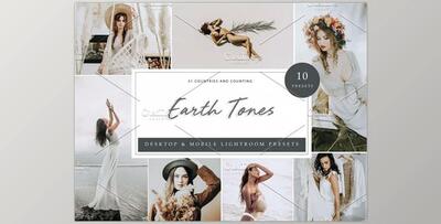 10 x Lightroom Presets, Earth Tones CreativeMarket-5962531