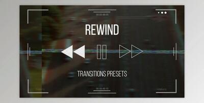 Rewind Transitions presets (Videohive 31458015) - PR Project