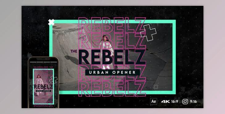 Rebelz Urban Opener (Videohive 36261037) - AE Project
