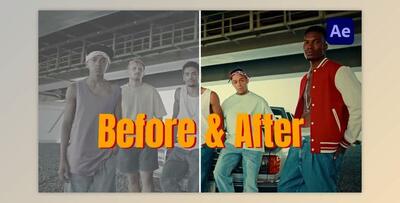 Before & After Transitions Pack (Videohive 54501250) - AE Project