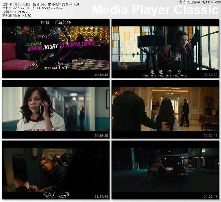 2020年美国6.5分动作片《哈莉·奎因：猛禽小队》BD中英双字