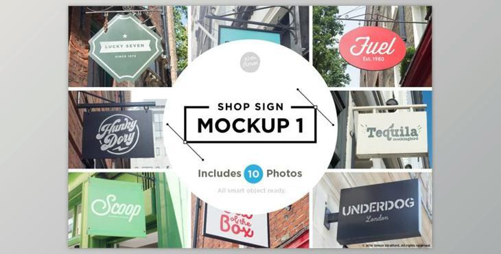 Shop sign mockup 1 By Itsmesimon