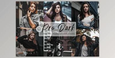8 Pro Dark Mobile and Desktop Lightroom Presets by PresetLovers