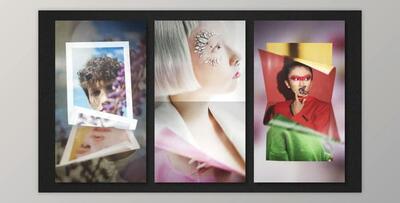 Fold Pages Slideshow Vertical Transitions (Videohive 54307455) - AE Project