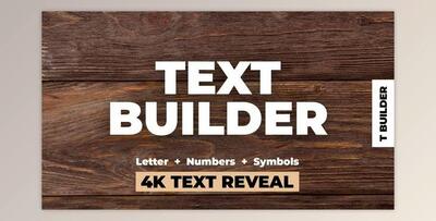 Text Builder (Videohive 24872699) - AE Project