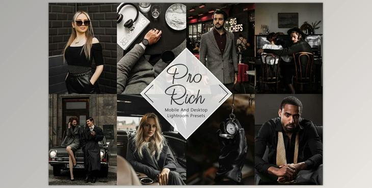 10 Mobile Lightroom Presets Neo Rich CreativeMarket-6121114 (LRT, DNG, XMP)