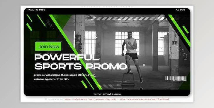 National Sports Promo (Videohive 30505582) - AE Project