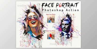 Face Portrait Photoshop Action By Studio Retouch