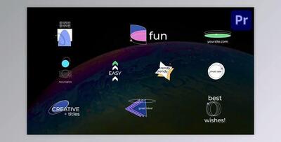 Abstract Modern Titles for Premiere Pro (Videohive 51932275)