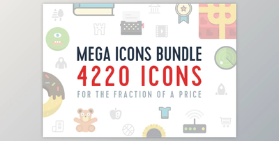 InkyDeals The Mega Icons Bundle with 4200+ Items