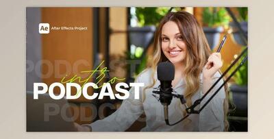 Podcast Intro (Videohive 51838917) - AE Project
