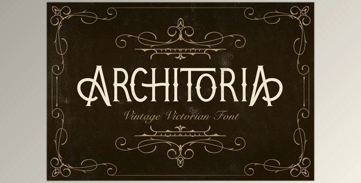 Architoria - Vintage Victorian Font