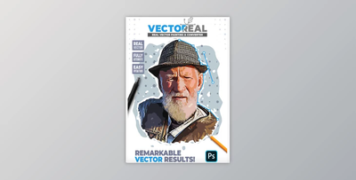Vectoreal – Real Vector Painting & Converter Photoshop Plugin