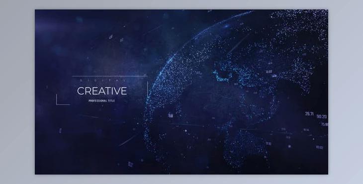 Digital Earth l Network Titles (Videohive 25207019) - AE Project