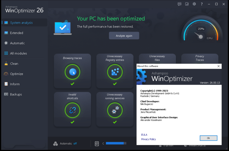 Ashampoo WinOptimizer 28.00.12 + Portable
