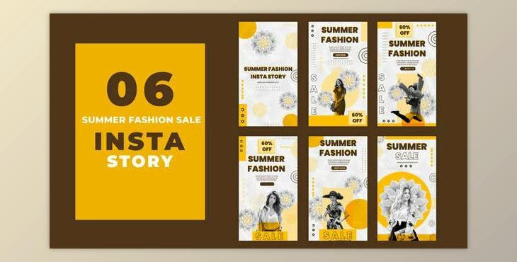 60 Percent Off Summer Fashion Sale Instagram Story (Videohive 39216201) - AE Project