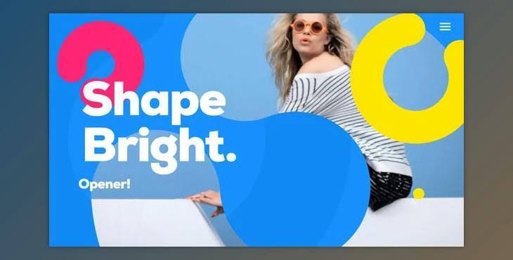 Bright Shape Opener (Videohive 32680881) - AE Project