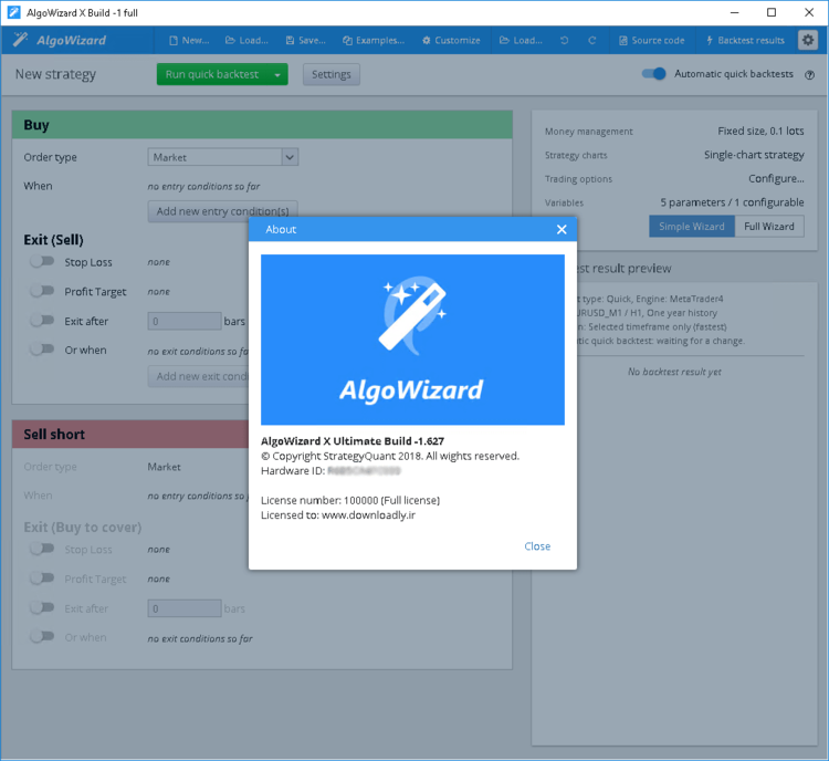 StrategyQuant X Ultimate Build 133 Windows/Liunx/macOS